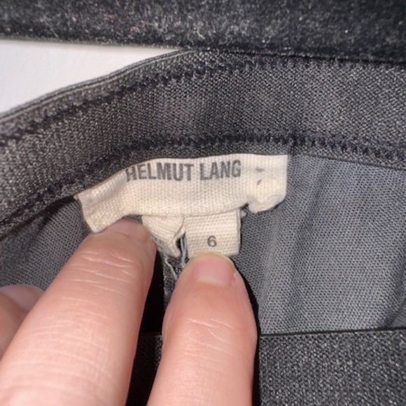 Helmut Lang Lambskin Leather Leggings Size 6 - Picture 3 of 6